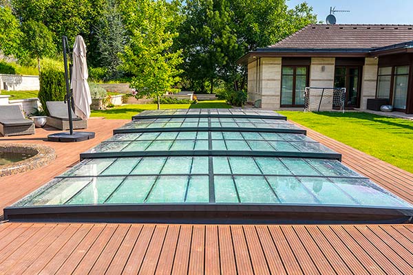 installation construction Aboral polyester shell pool dordogne